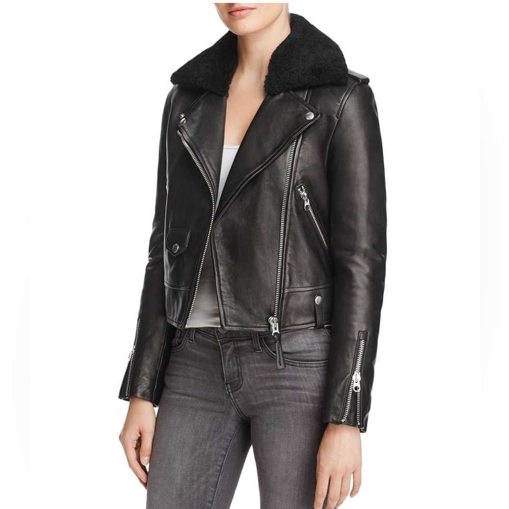 Mackage Leather Jacket. Size: M